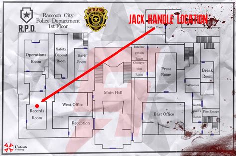 re2 crank handle|resident evil 2 library jack.